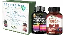 VitalPower Fusion | Suplemento Antienvejecimiento con NAD+, Resveratrol, CoQ10 y 17 Supernutrientes | Energía Celular, Corazón Saludable y Longevidad | 90 Cápsulas + 60 Softgels | MaxVital® 